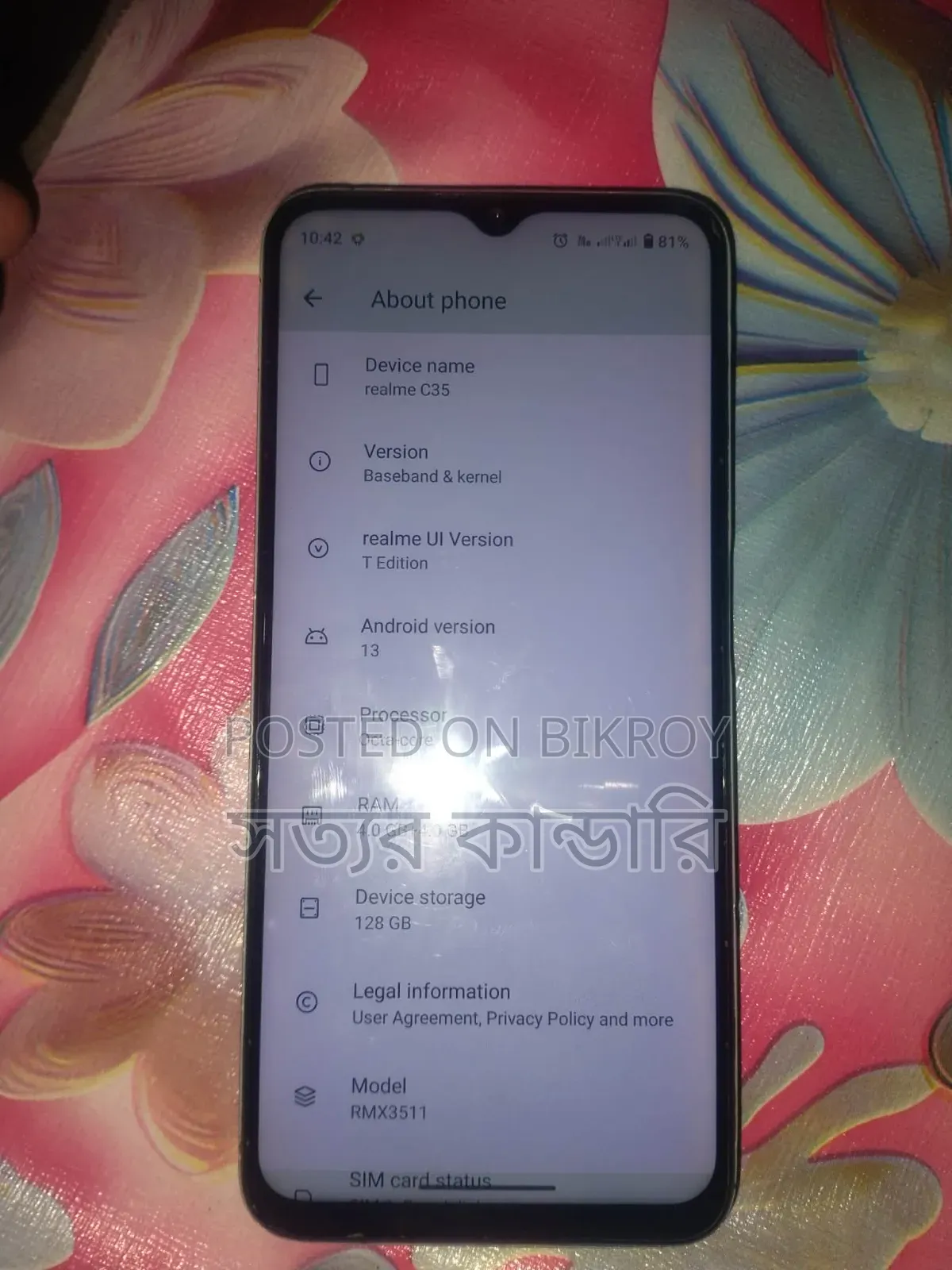 Realme C35 64 GB Graphite