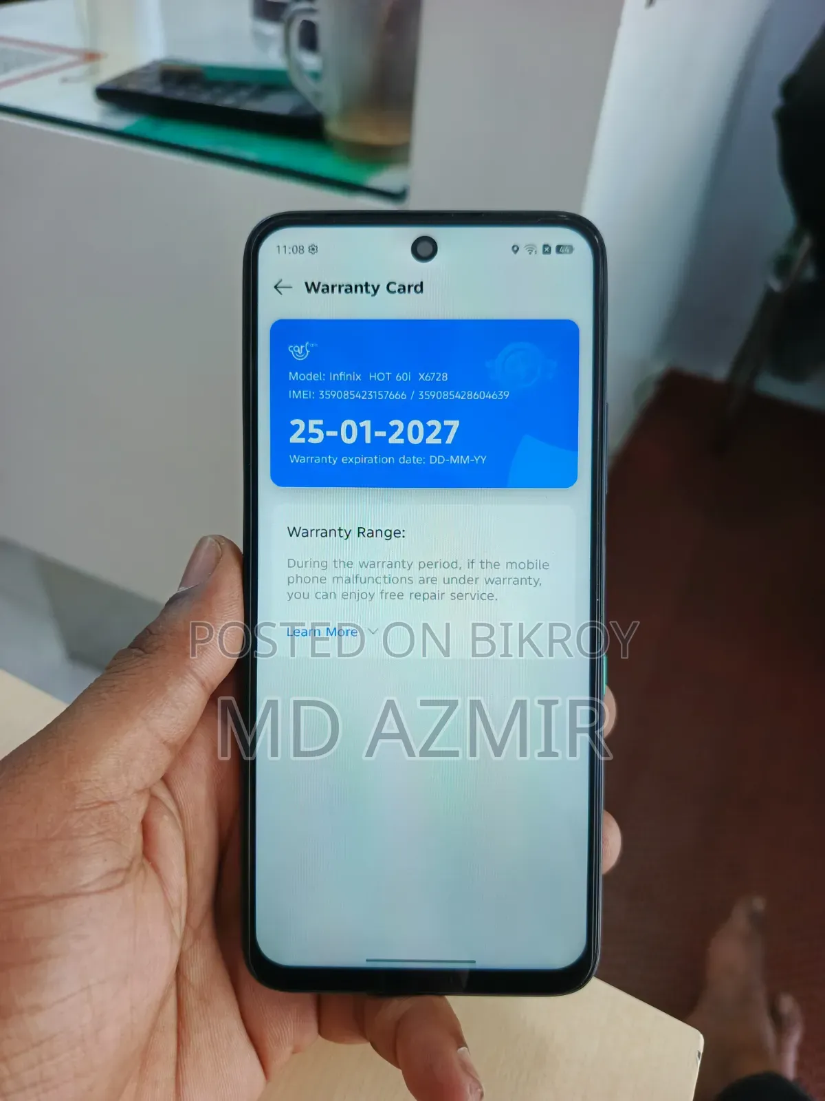 Infinix Hot 60i 128 GB Black