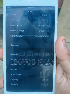Apple iPhone 8 Plus 256 GB White