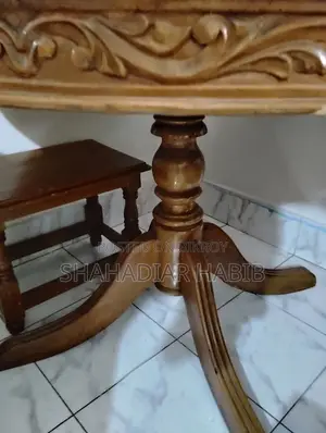 ডাইনিং টেবিল (৬ সিট) সেগুন কাঠ