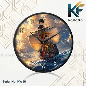 Karana Fashion (KW-36) 12-Inch One Piece Anime Wall Clock