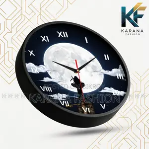 Karana Fashion (KW-37) 12-Inch Full Moon Anime Wall Clock