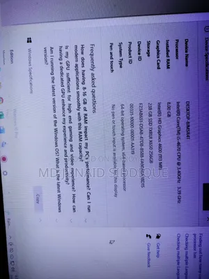 Laptop Itel 8GB Intel Core I5 HDD 256GB