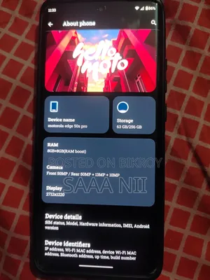 New Motorola Edge 50s Pro 256 GB Blue