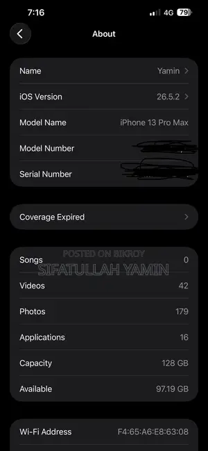 Apple iPhone 13 Pro Max 128 GB Blue