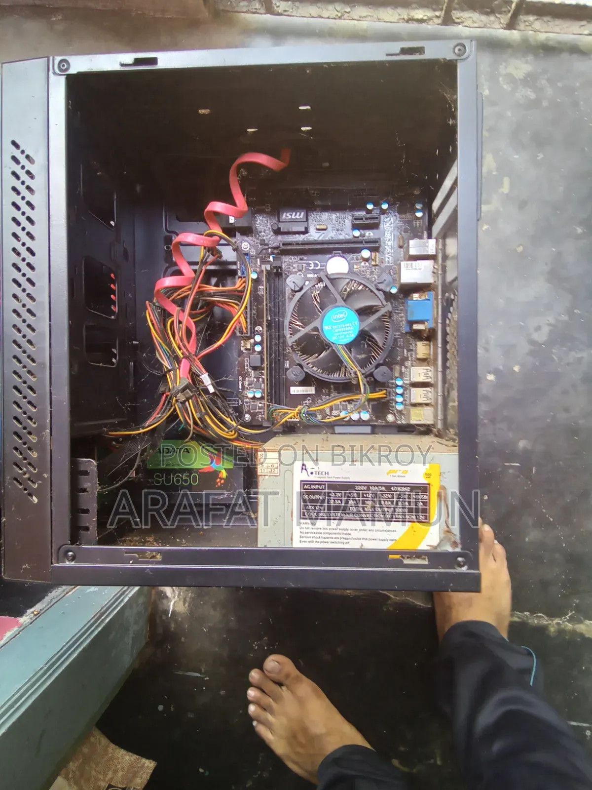 Desktop Computer MSI 4GB RAM Intel Pentium SSD 16GB