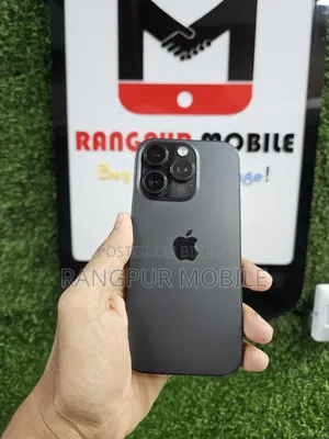 অ্যাপল আইফোন ১৬ প্রো ৫১২ জিবি ব্ল্যাক