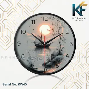 KARANA FASHION 12-Inch (KW-45) Scenic Art Wall Clock