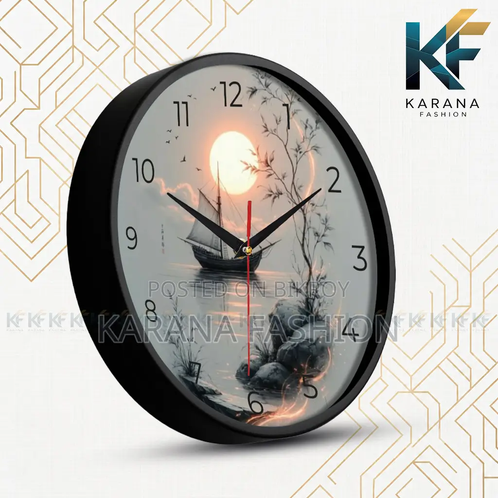 KARANA FASHION 12-Inch (KW-45) Scenic Art Wall Clock