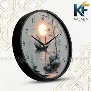 KARANA FASHION 12-Inch (KW-45) Scenic Art Wall Clock