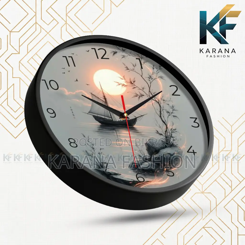 KARANA FASHION 12-Inch (KW-45) Scenic Art Wall Clock