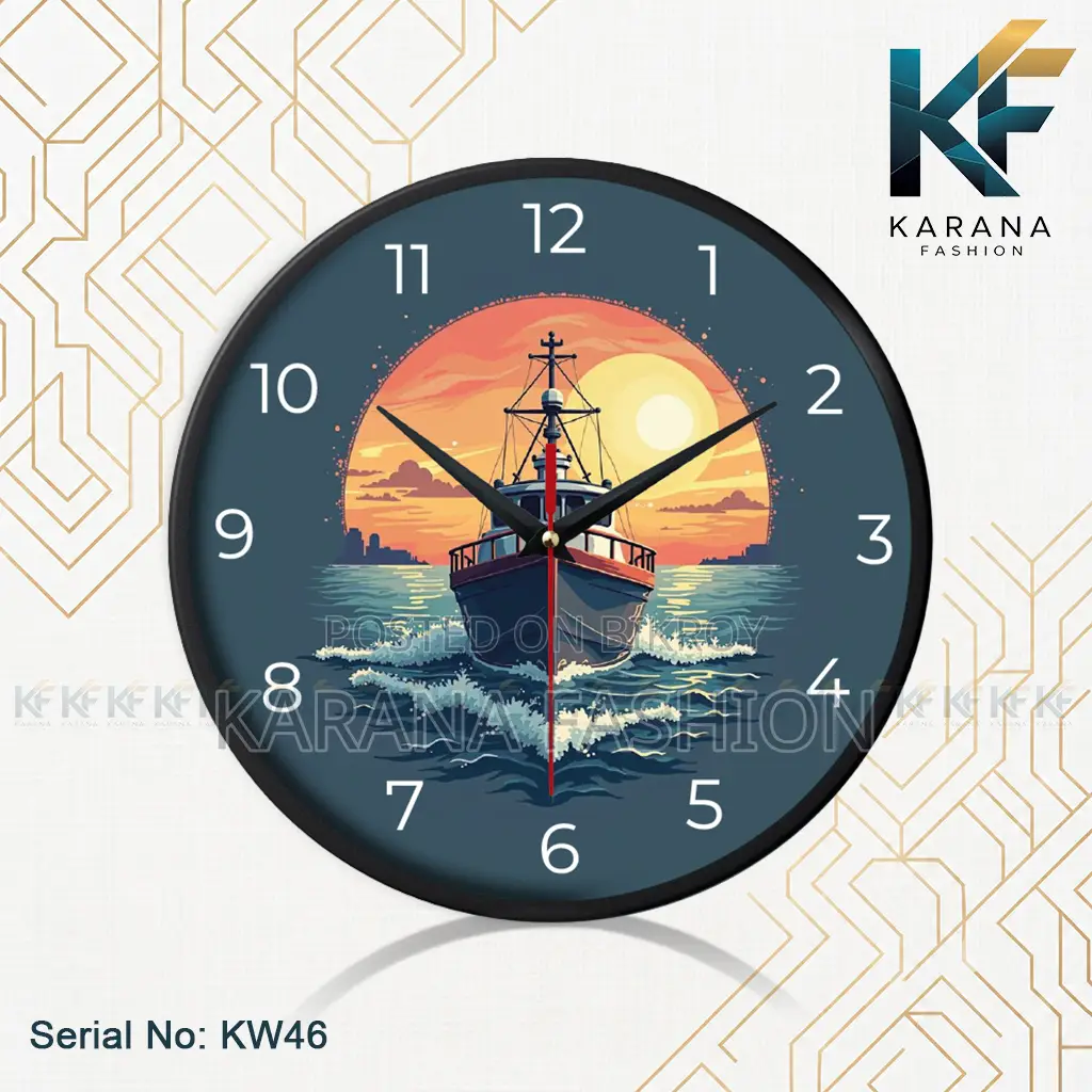 Karana Fashion (KW-46) Premium 12-Inch Decorative Wall Clock