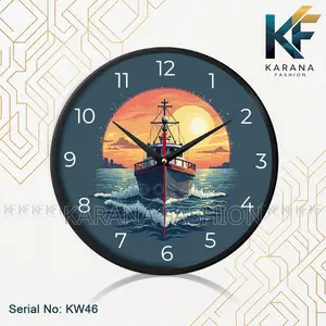 Karana Fashion (KW-46) Premium 12-Inch Decorative Wall Clock