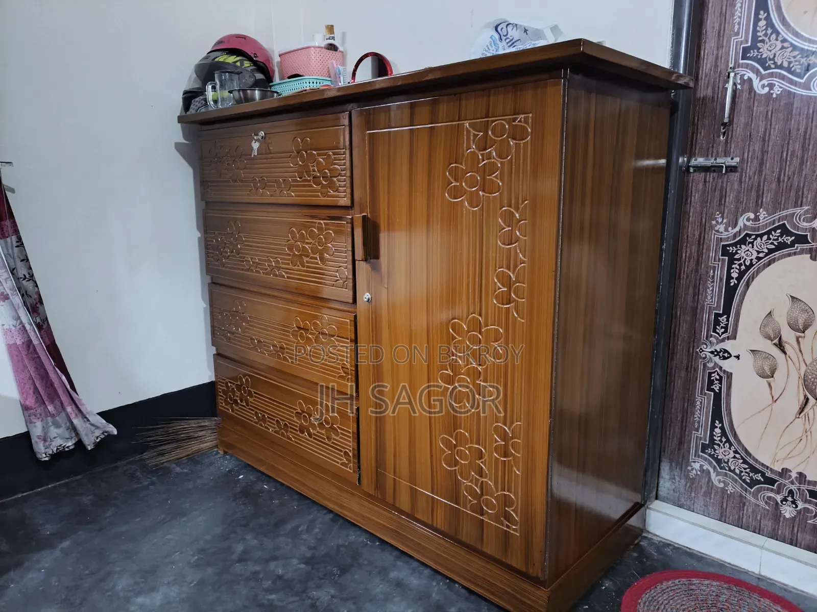 Malaysian Wooden Wardrobe