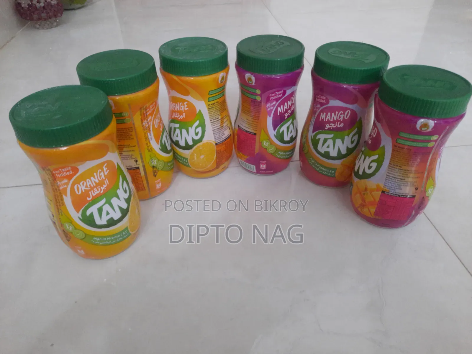 Glass Jar (Coffee and Tang)