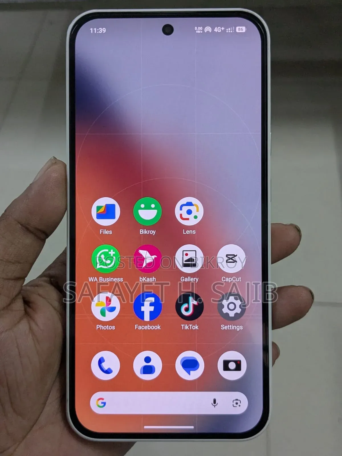 নাথিং ফোন ৪এ ১২৮ জিবি হোয়াইট