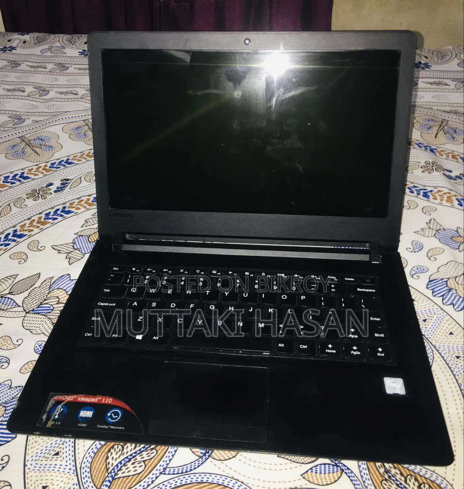 Laptop Lenovo IdeaPad 110 12GB Intel Core i3 HDD+SSD 1TB