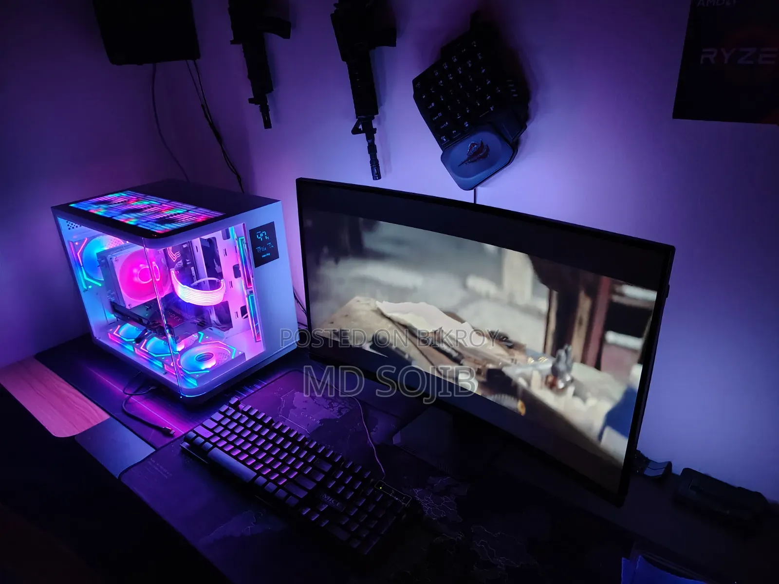 Desktop Computer 16GB AMD Ryzen 7 SSD 1T