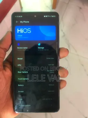 টেকনো ক্যামন ২০ ২৫৬ জিবি ব্ল্যাক