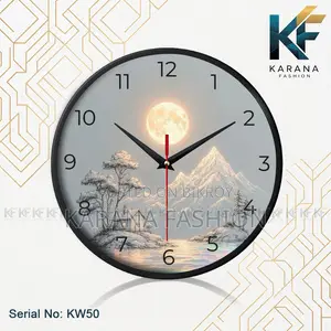 Karana Fashion (KW-50) Premium 12-Inch Decorative Wall Clock