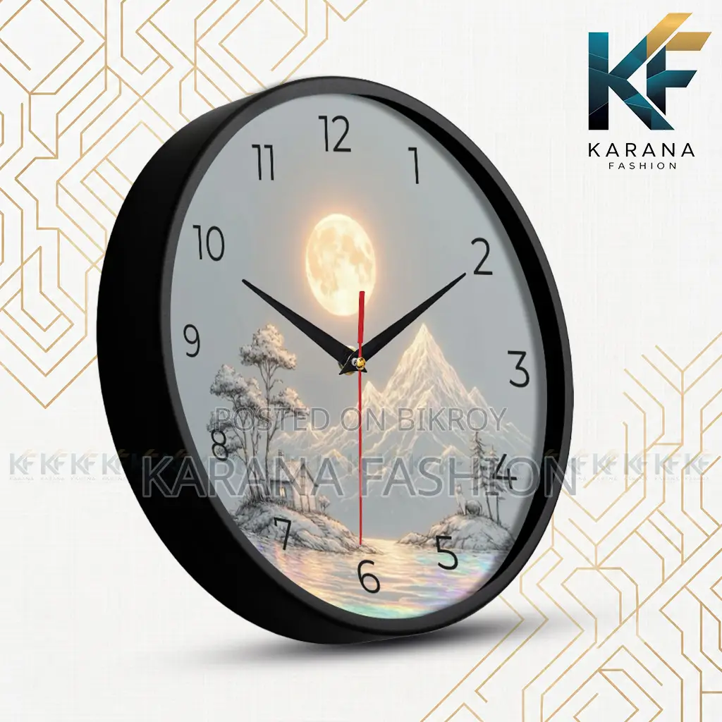 Karana Fashion (KW-50) Premium 12-Inch Decorative Wall Clock