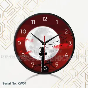 Karana Fashion (KW-51) Premium 12-Inch Anime Inspired Wall Clock