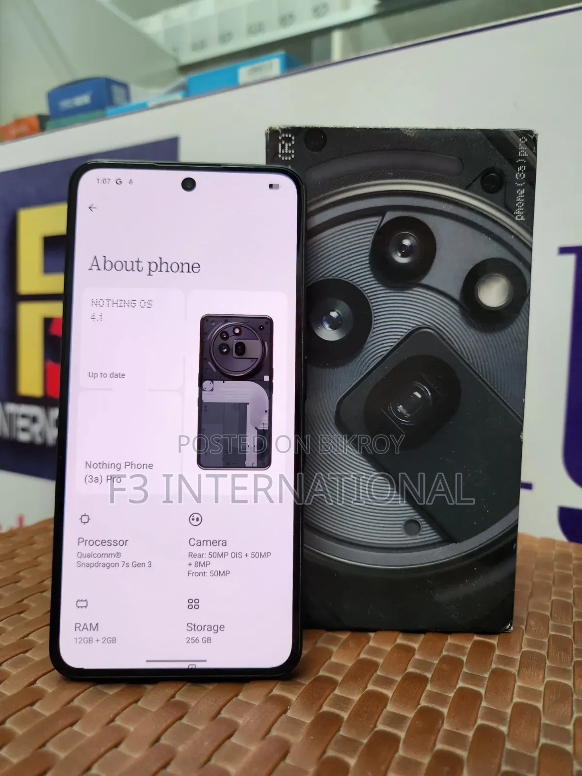 Nothing Phone 3a Pro 256 GB White