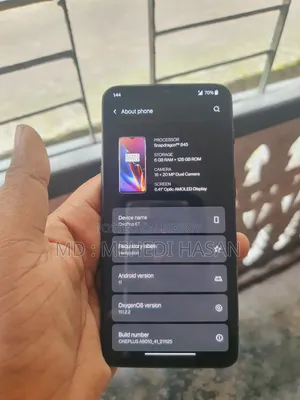 ওয়ানপ্লাস ৬টি ১২৮ জিবি ব্ল্যাক