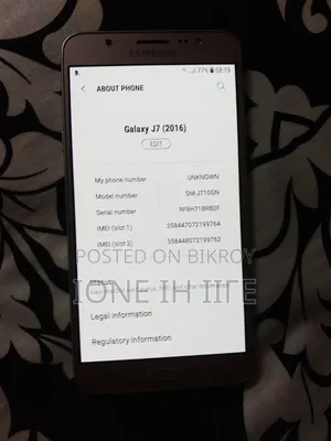 Samsung Galaxy J7 16 GB Silver