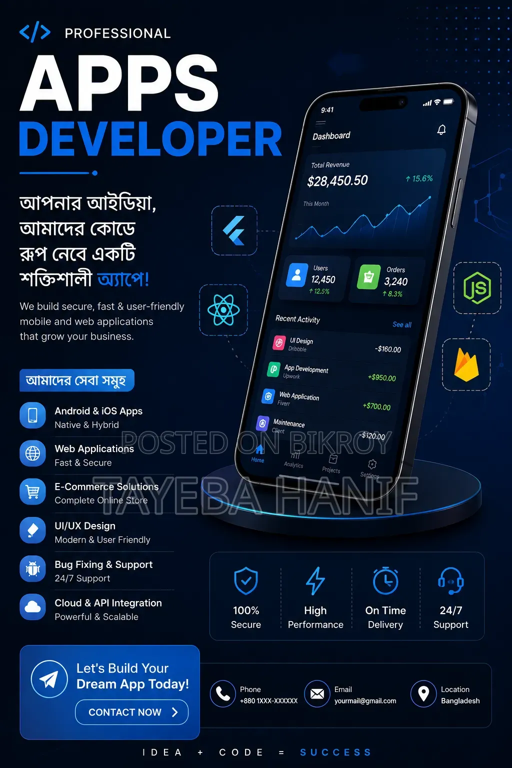 অল অ্যাপস ডেভেলপার অ্যান্ড্রয়েড প্রফেশনাল অ্যাপস