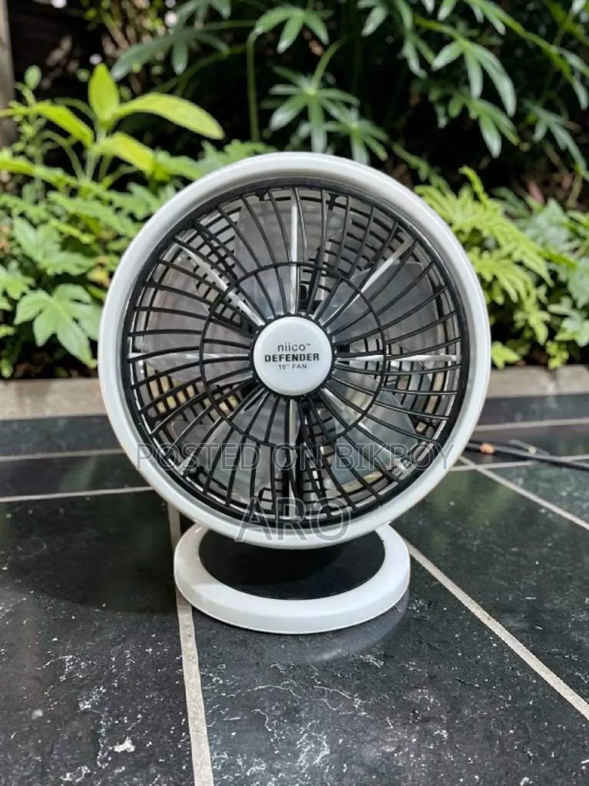 Defender High Speed Moving Heavy Duty Desk Fan - 10 Inch