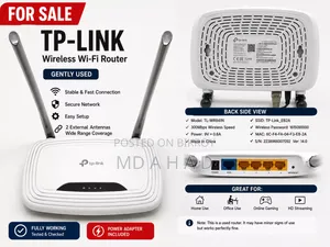 Second Hand "Tp Link Router", condition is almost new.