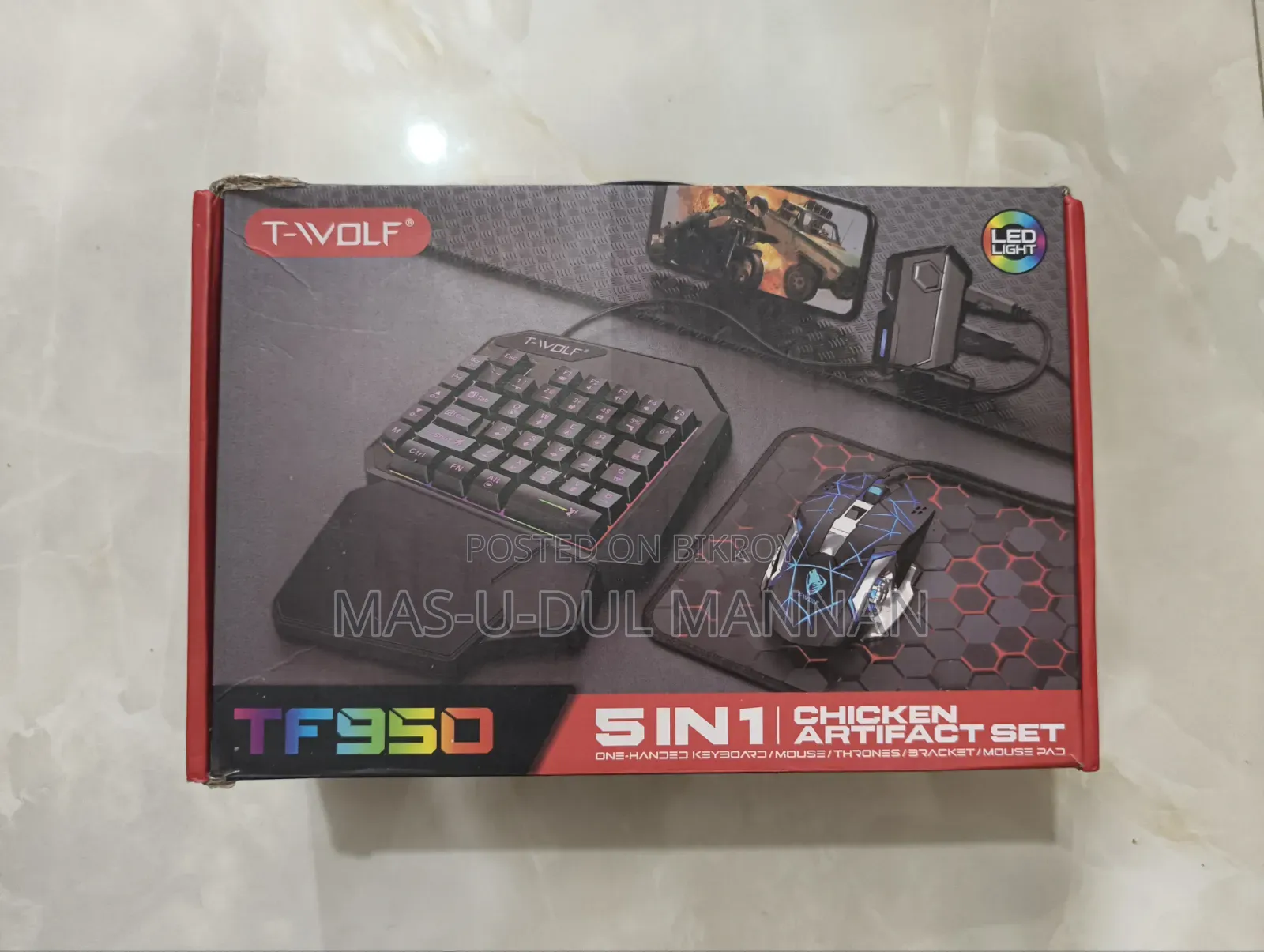 5 in 1 RGB Gaming Keyboard Set