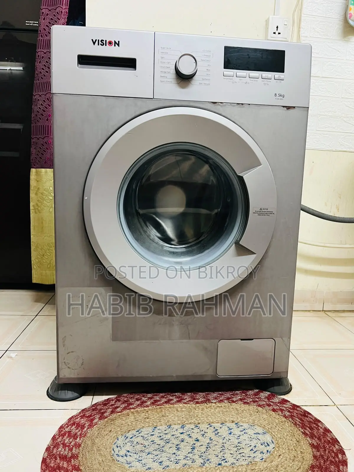 Vision 8.5 Kg Front Loading Washing Machine