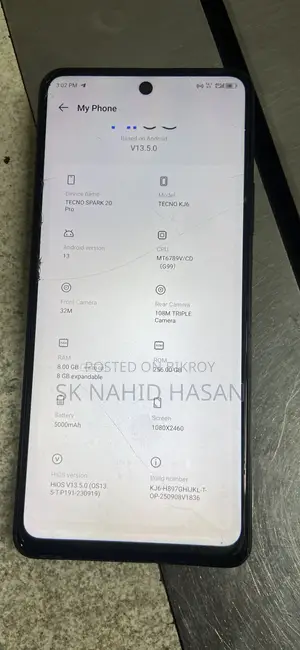 Tecno Spark 20 Pro 256 GB Black