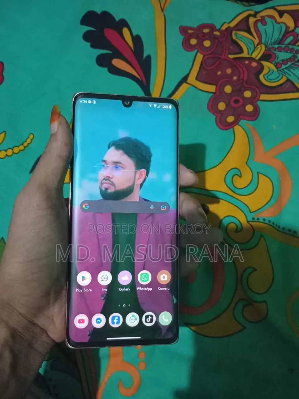 LG Velvet 5G 128 GB Rose Gold