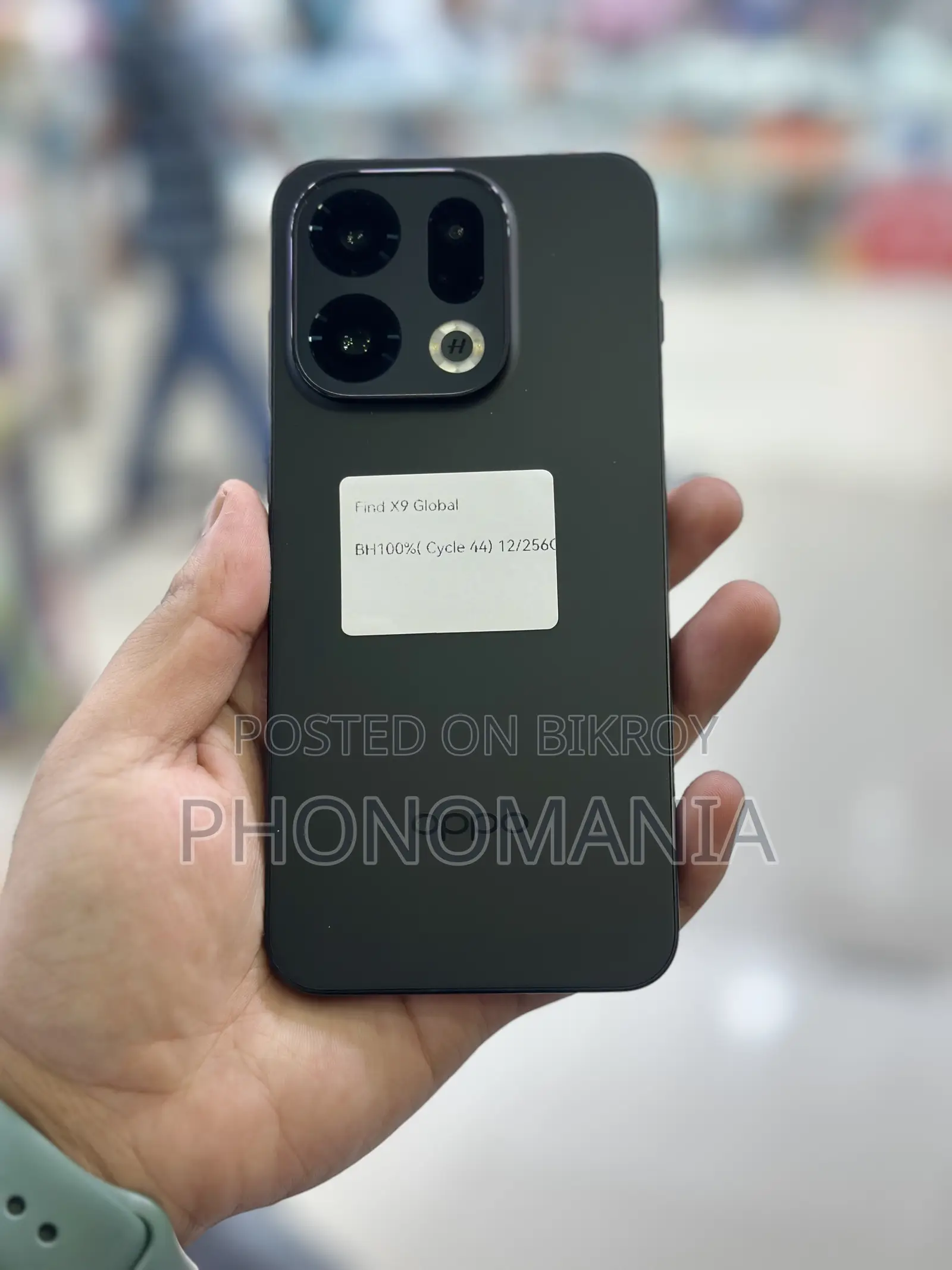 অপো ফাইন্ড এক্স৯ ৫জি ২৫৬ জিবি ব্ল্যাক