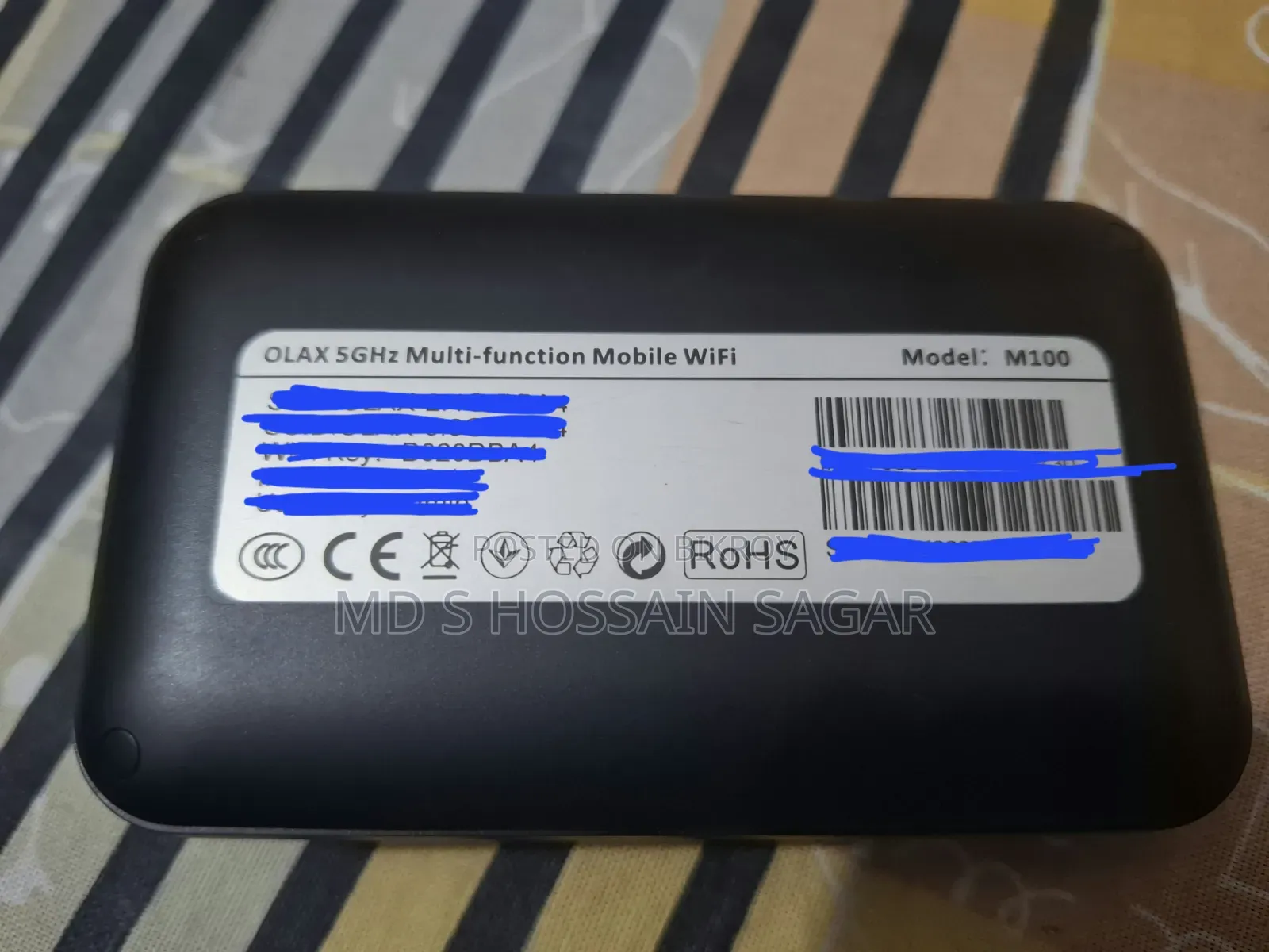 OLAX M100 5G WiFi 6 Pocket Router | 10000mAh Battery | Dual Band