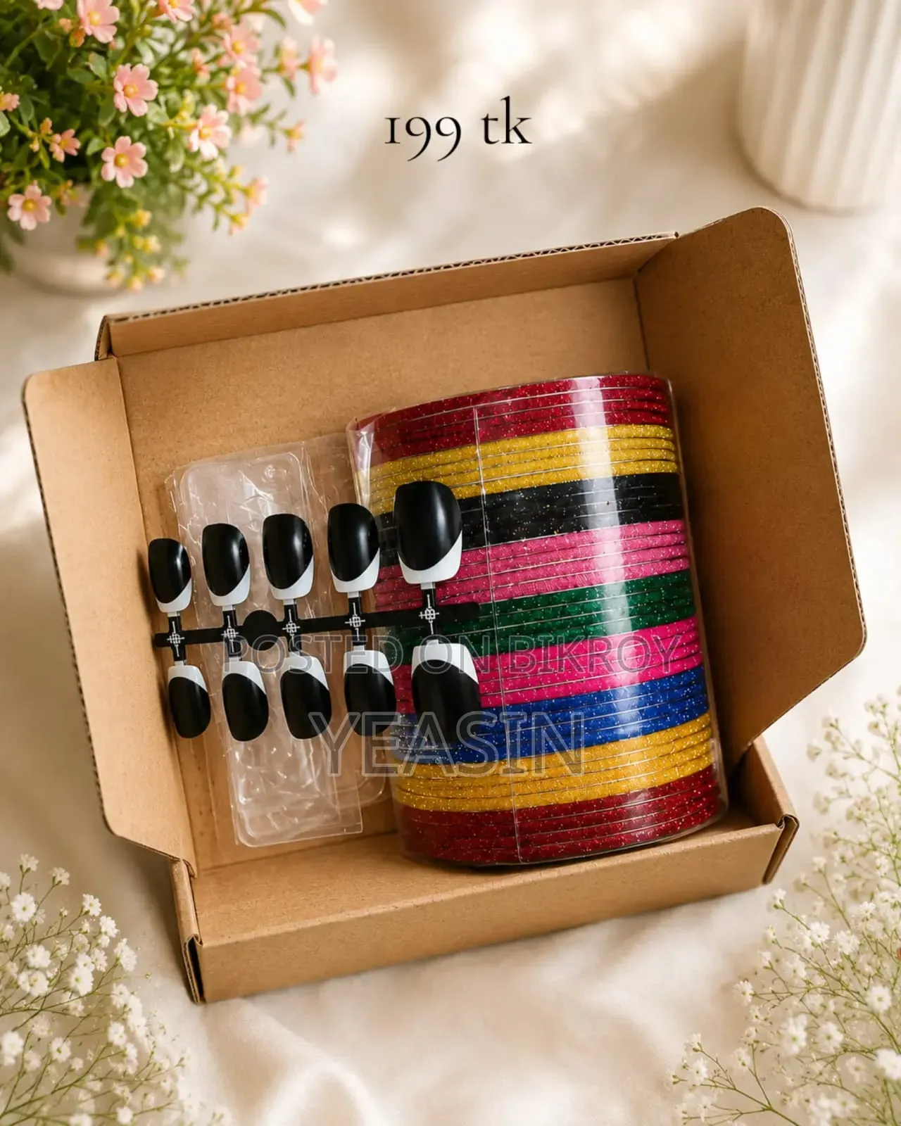 Nails and Bangles Combo Offer