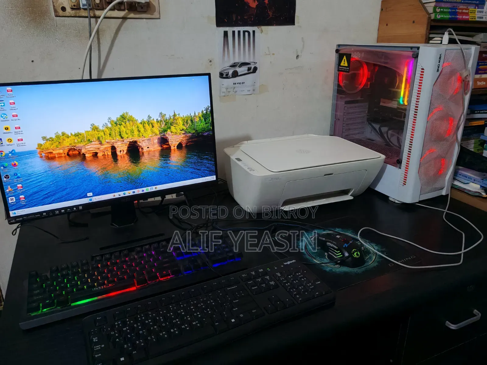 Desktop Computer 16GB AMD Ryzen 5 SSD 256GB