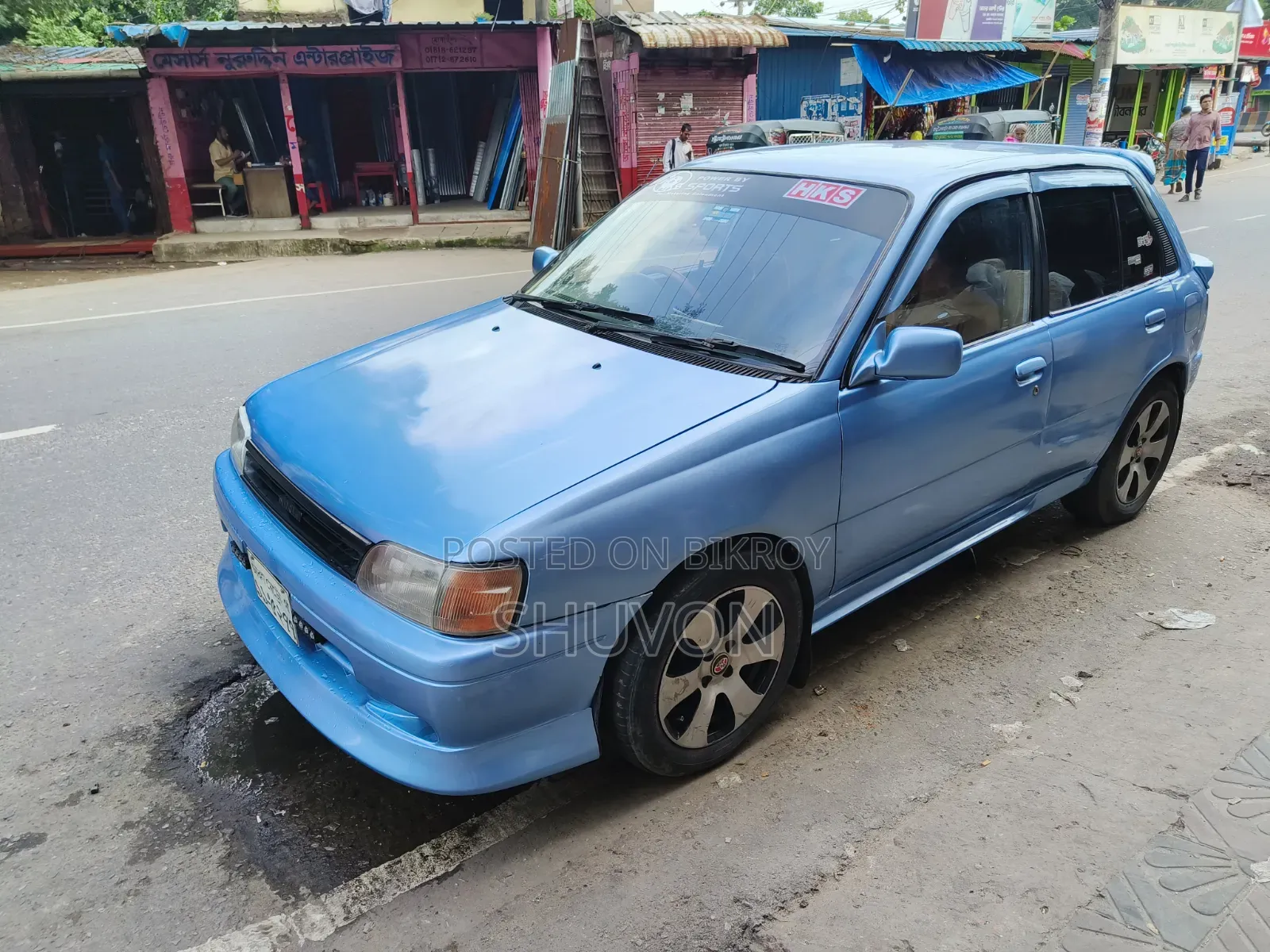 নতুন টয়োটা স্টারলেট ১৯৯১ নীল