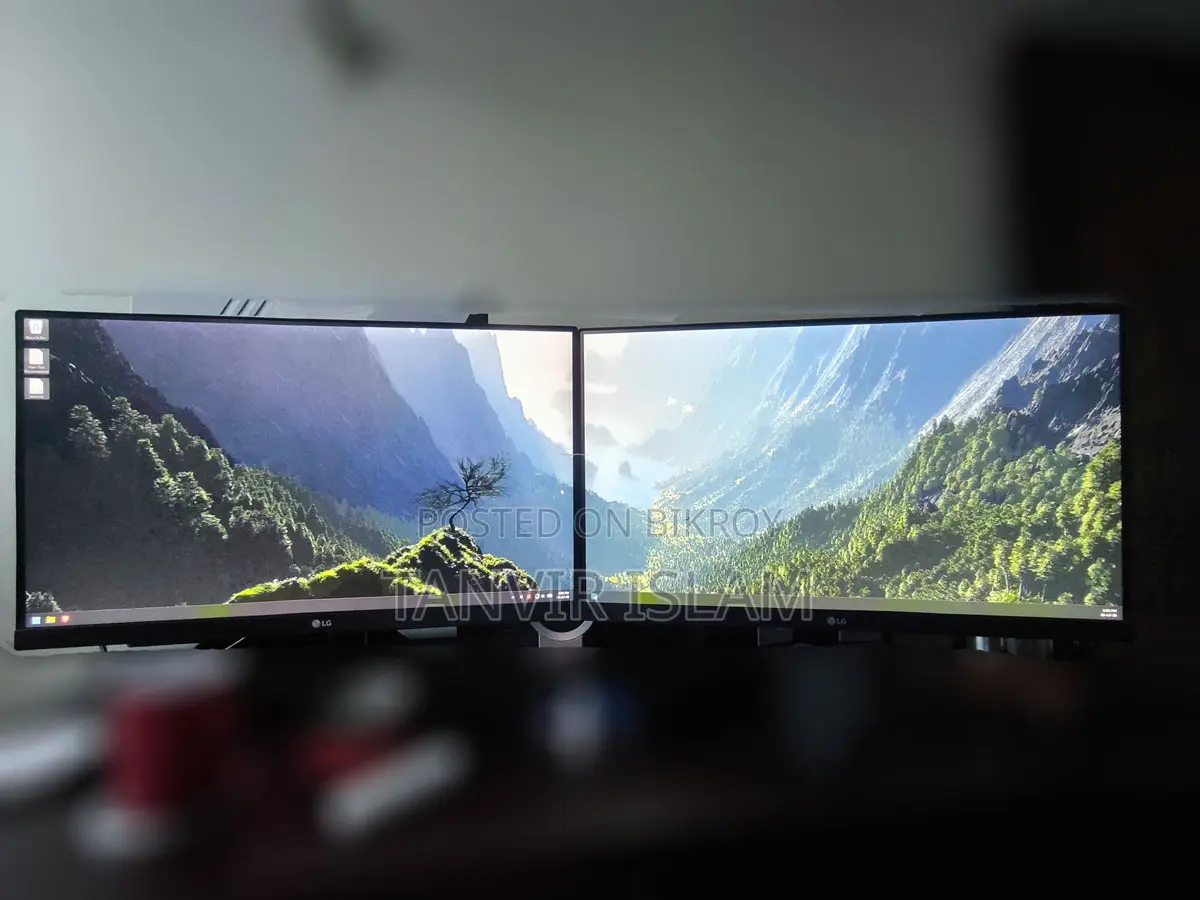 LG 22" Borderless IPS Monitor {1920x1080} 22mk500m-B