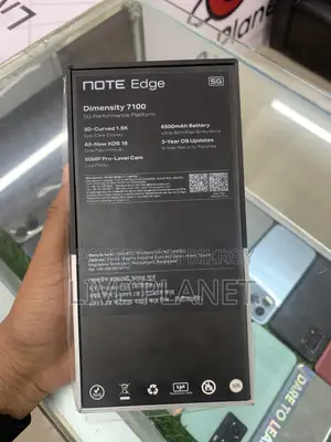 নতুন ইনফিনিক্স নোট এজ ১২৮ জিবি ব্ল্যাক