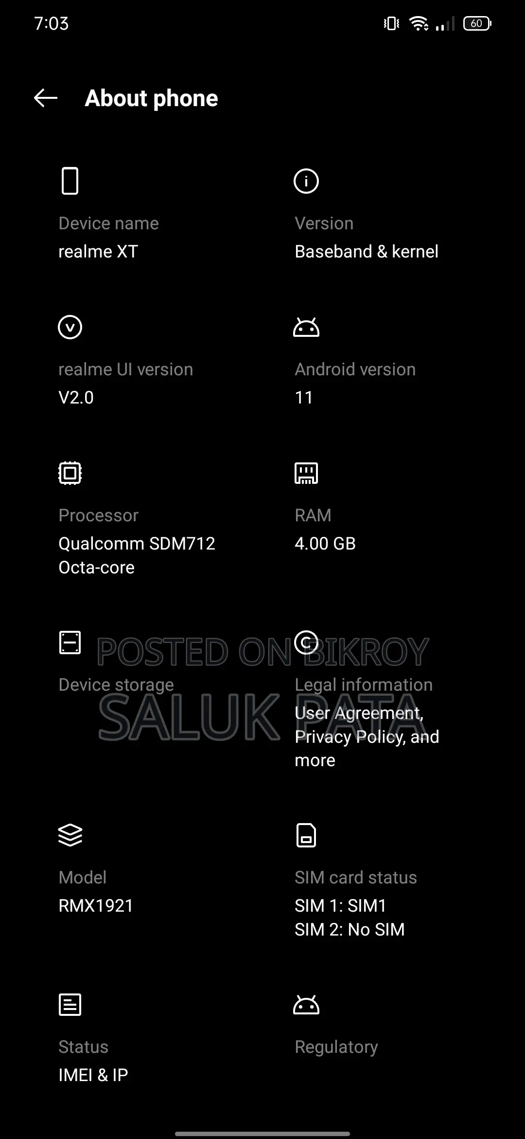 Realme XT 64 GB Green