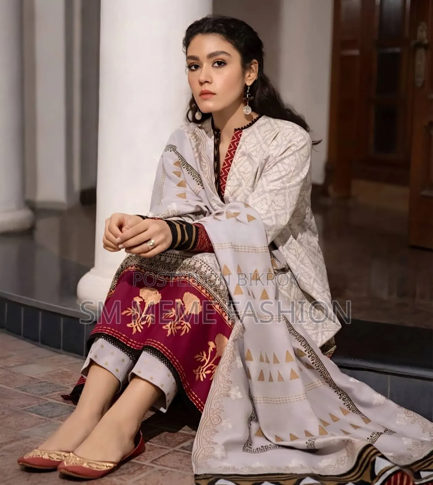 Aarong Cotton Three Piece