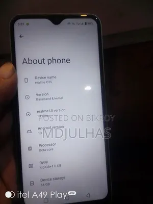 Realme C35 64 GB Silver