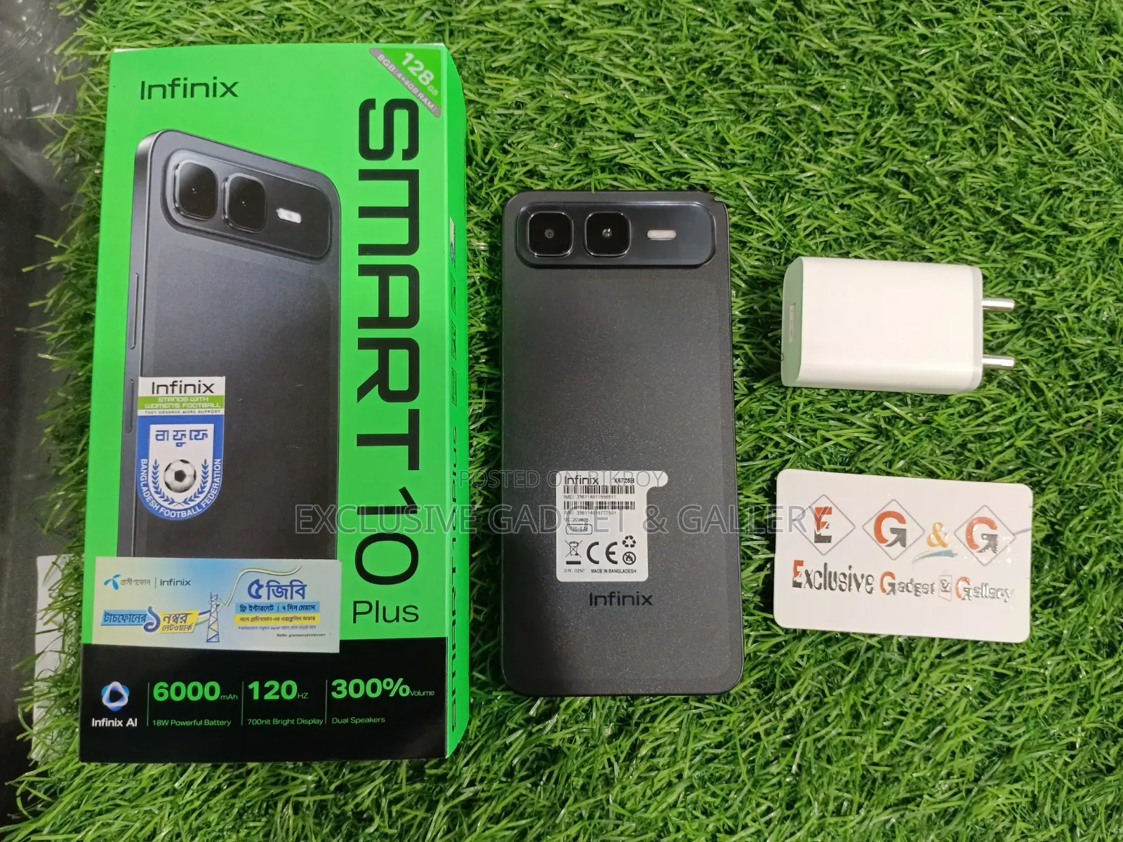 New Infinix Smart 10 Plus 128 GB Black