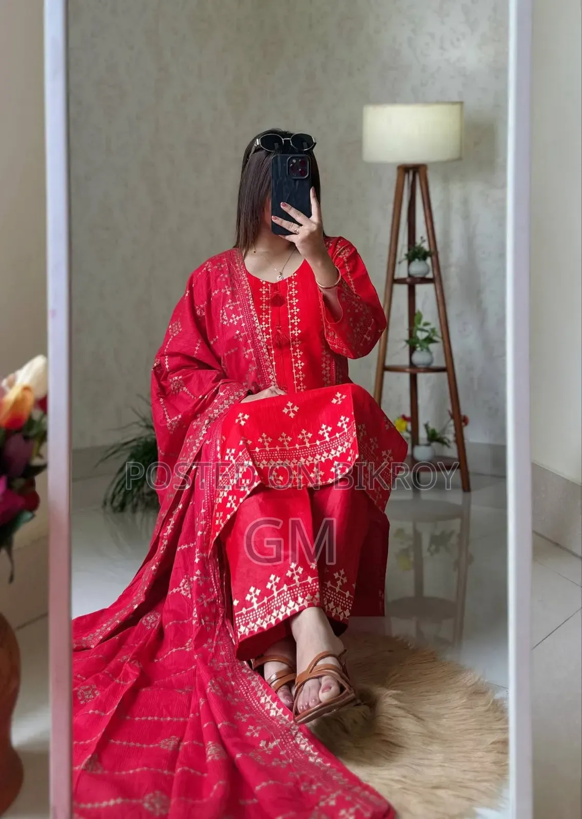 Aarong Cotton Three Piece