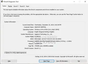 Desktop Computer 8GB Intel Core i5 HDD 512GB