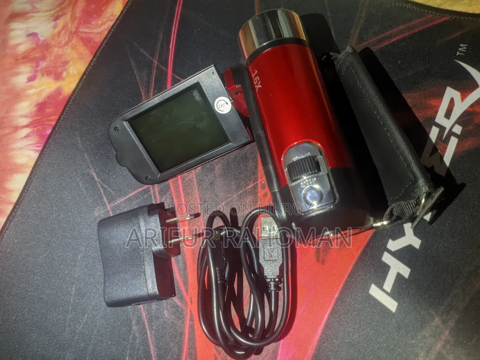 HD Digital Video Camera Recorder | 1080P | 16MP | 16X Zoom | 2.4" LCD